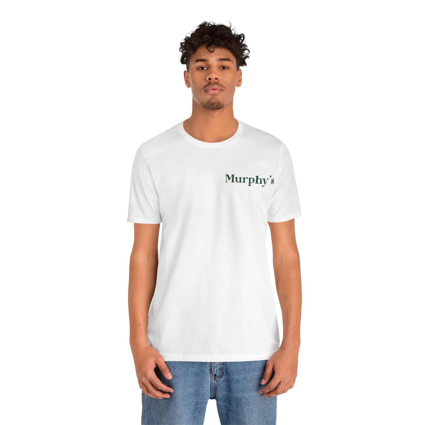 Murphy's Shot Mug Seal  Unisex Short Sleeve Tee (White)