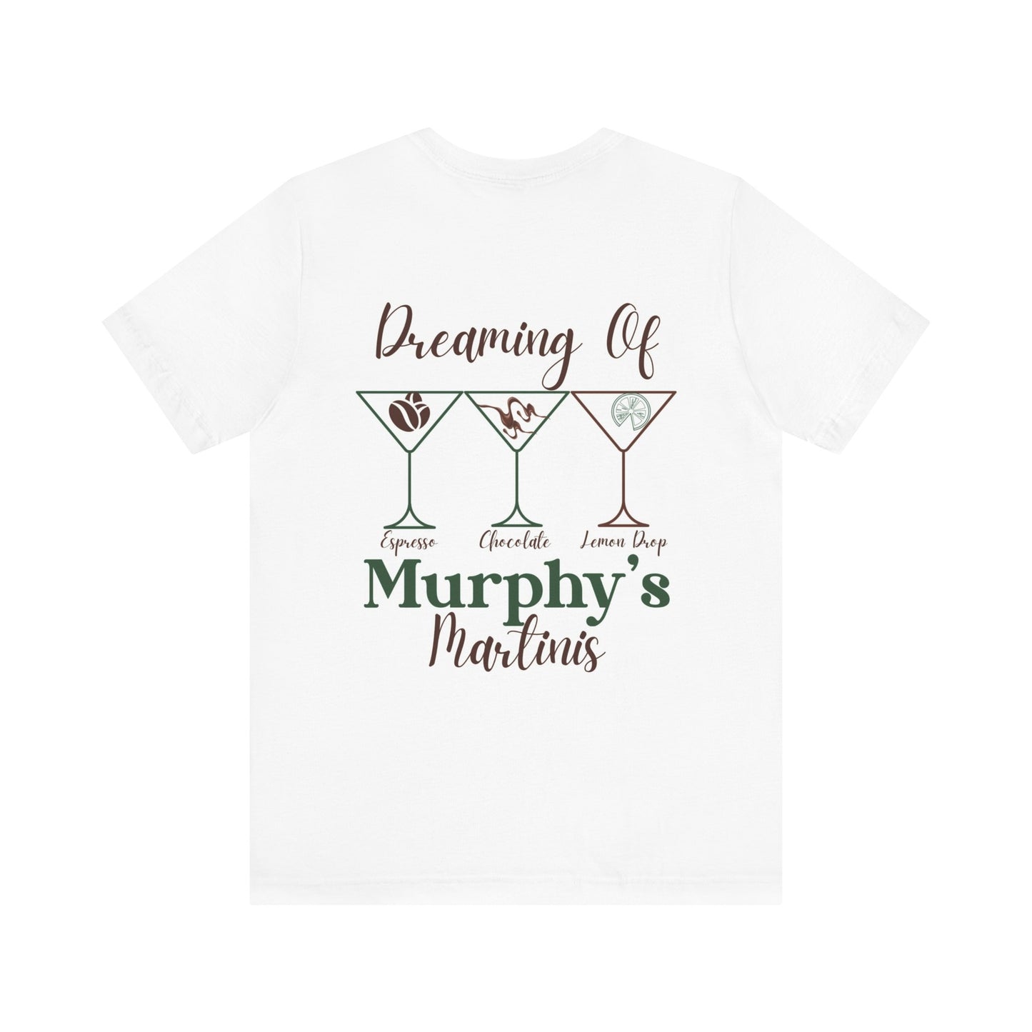 Martinis Unisex Short Sleeve Tee (White)