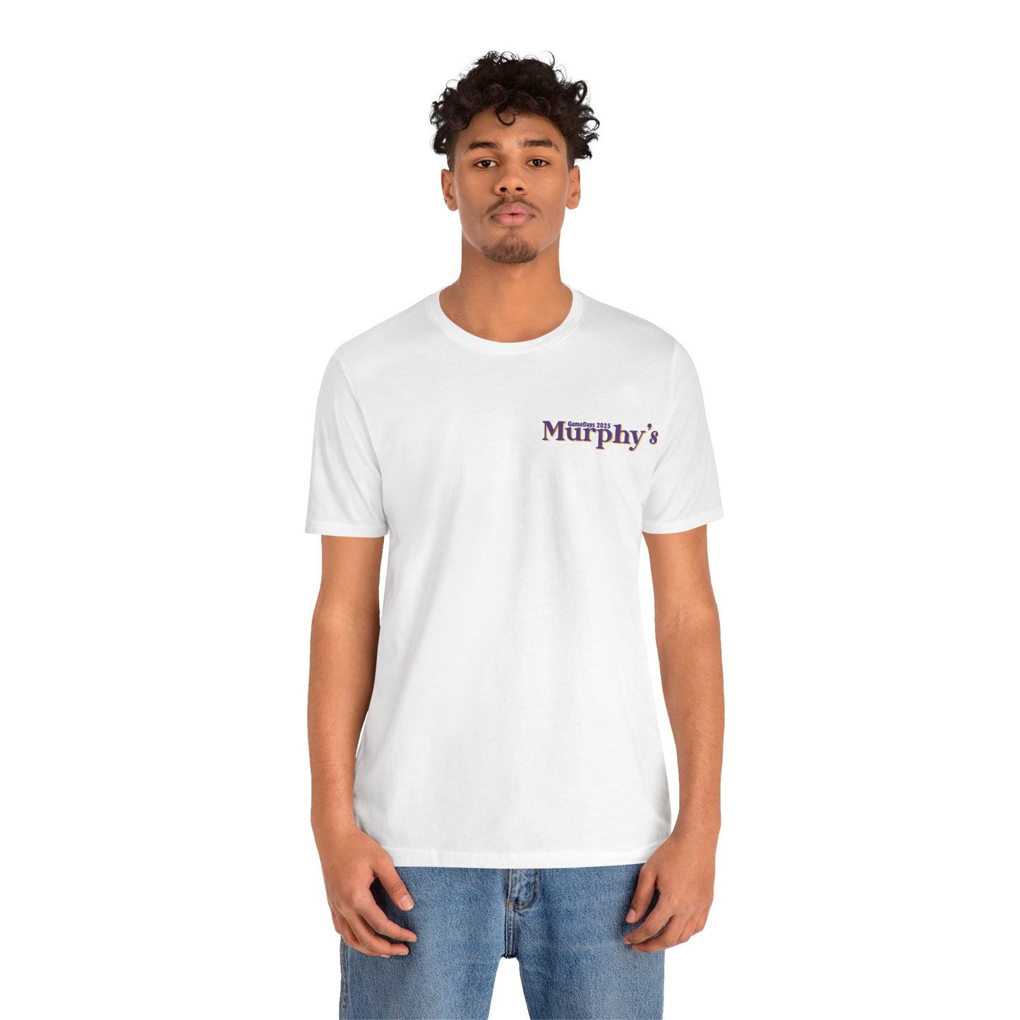 Tiger Tailgate Unisex Short Sleeve Tee (White)