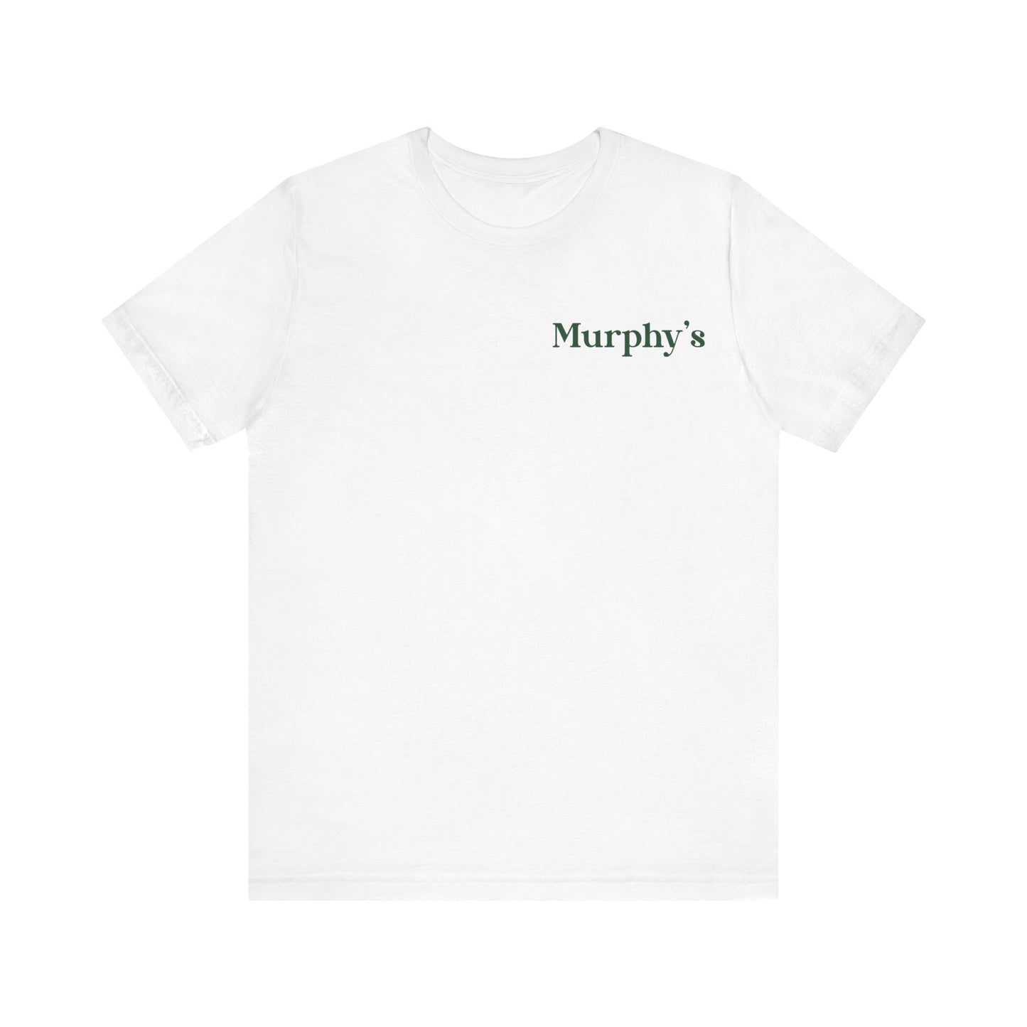 Murphy's Shot Mug Seal  Unisex Short Sleeve Tee (White)