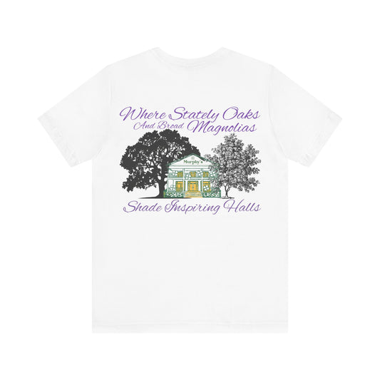 Stately Oaks Unisex Short Sleeve Tee (White)
