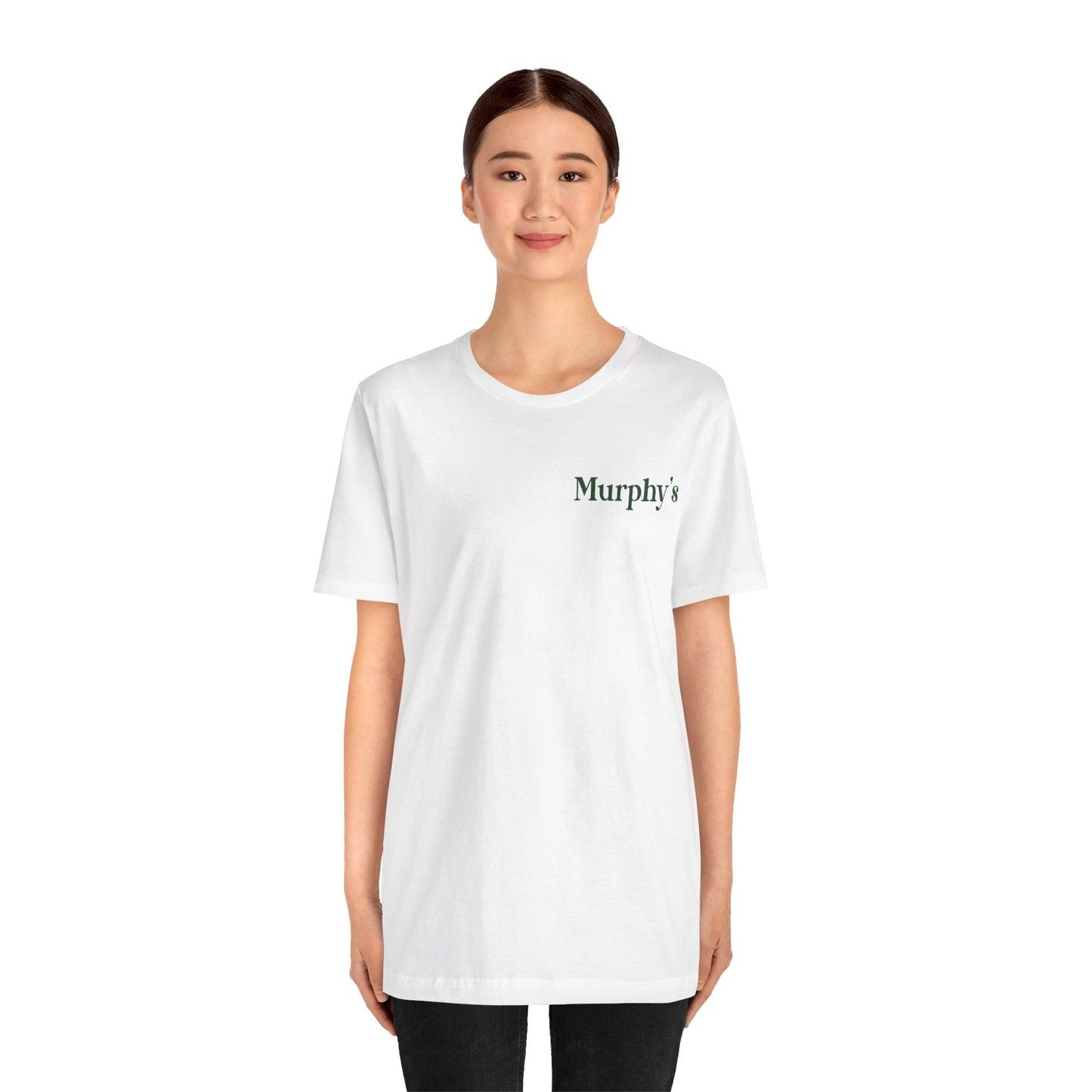 Murphy's Shot Mug Seal  Unisex Short Sleeve Tee (White)
